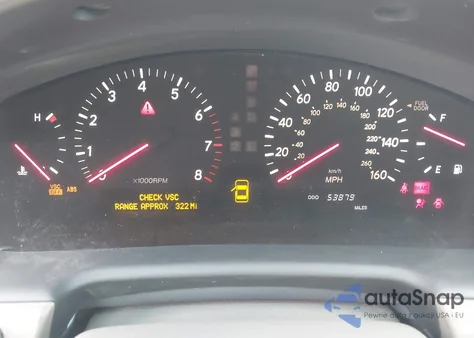 2002 Lexus Ls 430 z USA, uszkodzony, nr VIN JTHBN30F020079235